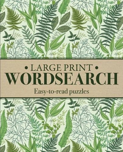 Cover of Large Print Wordsearch: Easy-To-Read Puzzles