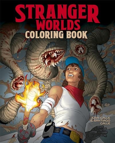 Cover of Stranger Worlds Coloring Book