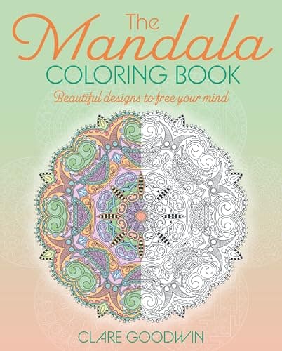 Cover of The Mandala Coloring Book: Beautiful Designs to Free Your Mind