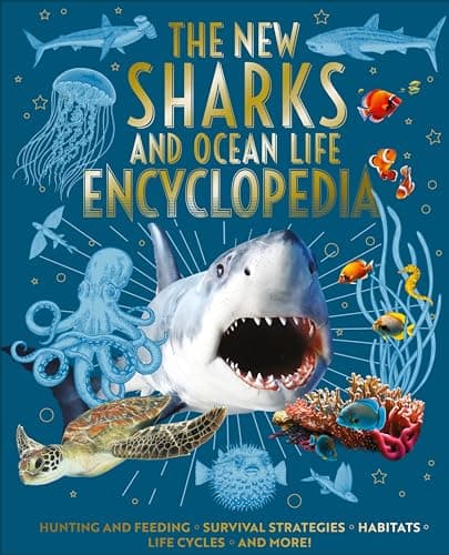 Cover of The New Sharks and Ocean Life Encyclopedia (Arcturus New Encyclopedias)