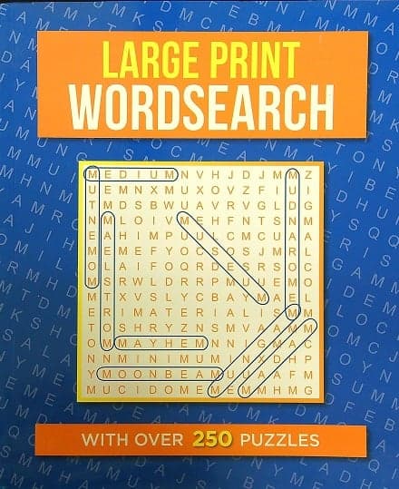 Cover of Large Print Wordsearch