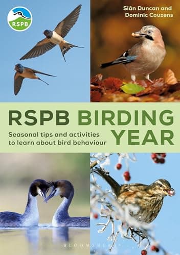 Cover of RSPB Birding Year: Seasonal Tips and Activities to Learn About Bird Behaviour