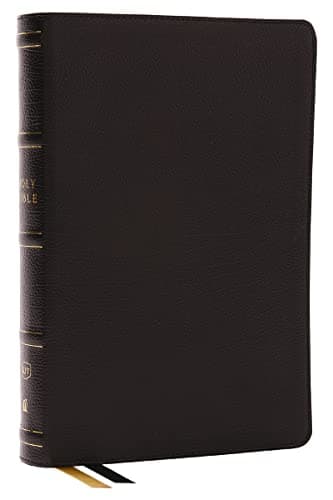 Cover of KJV Center-Column Reference Bible (Thumb Indexed, #8746BKI - Black Genuine Leather)