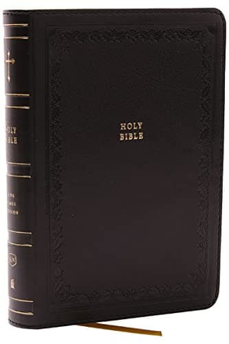 Cover of KJV Compact Reference Bible (6873BK - Black Leathersoft)