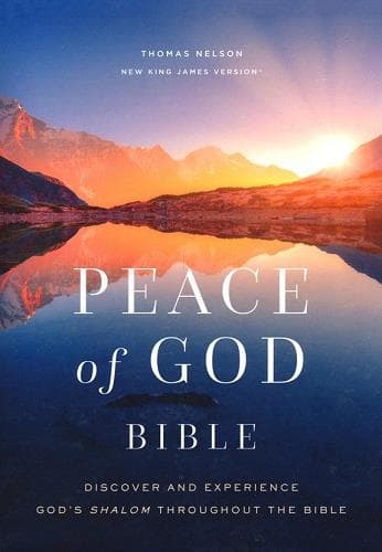 Cover of NKJV, Peace of God Bible (4893BRN - Brown Leathersoft)