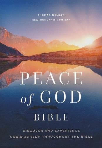 Cover of NKJV, Peace of God Bible (#4893PUR - Purple Leathersoft)