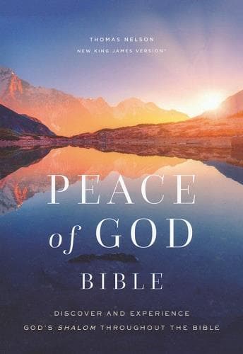 Cover of NKJV, Peace of God Bible (#4895BRG - Burgundy Bonded Leather)