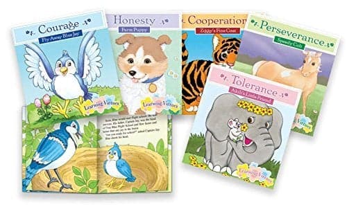 Cover of Learning Virtues 5 Book Set (Cooperation/Perseverance/Tolerance/Courage/Honesty)