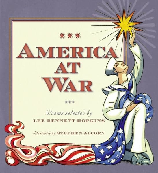 Cover of America at War: Poems Selected by Lee Bennett Hopkins