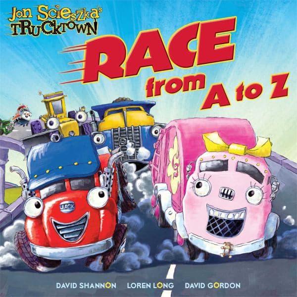 Cover of Race from A to Z (Jon Scieszka's Trucktown)