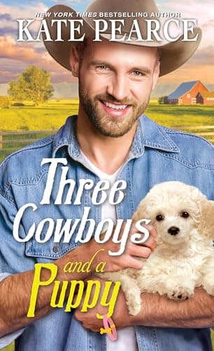 Cover of Three Cowboys and a Puppy (Three Cowboys, Bk. 2)