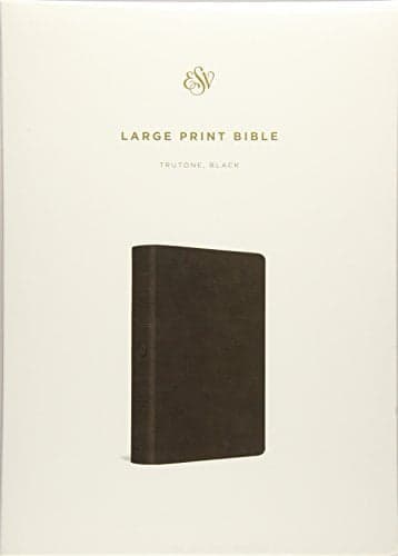 Cover of ESV Large Print Bible (TruTone, Black)