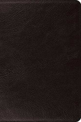 Cover of ESV Large Print Bible (Black Top Grain Leather)