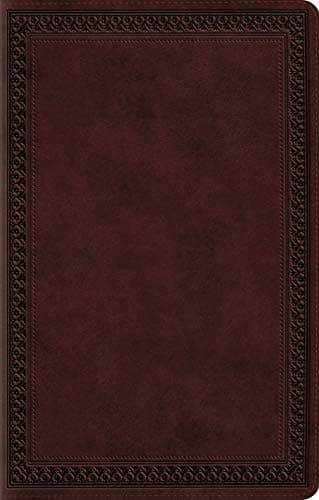 Cover of ESV, Premium Gift Bible (TruTone Mahogany, Border Design)