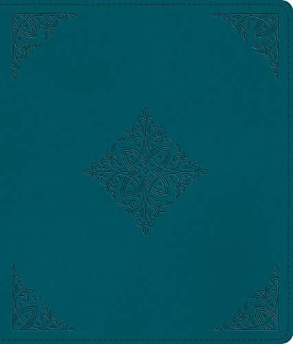 Cover of ESV Journaling Bible (TruTone, Deep Teal, Fleur-de-lis Design)