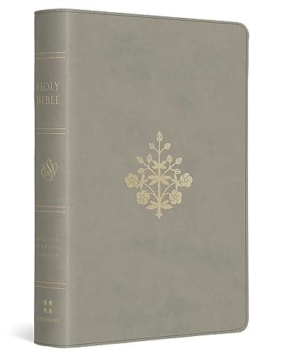 Cover of ESV, Large Print Compact Bible (TruTone, Stone, Branch Design)