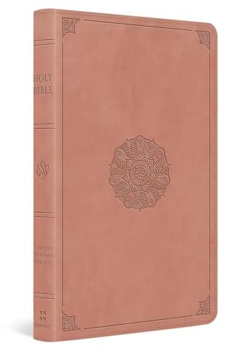 Cover of ESV, Thinline Bible (TruTone, Pink, Emblem Design)