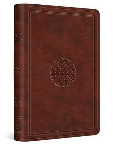 Cover of ESV, Value Compact Bible (TruTone, Chestnut, Mosaic Cross Design)