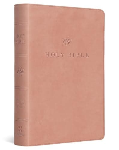 Cover of ESV, Large Print Compact Bible (TruTone, Blush Rose)
