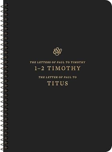 Cover of ESV, Scripture Journal: 1–2 Timothy and Titus (Spiral-Bound Edition)