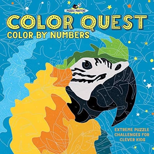 Cover of Color Quest: Color By Numbers (Puzzle Masters)