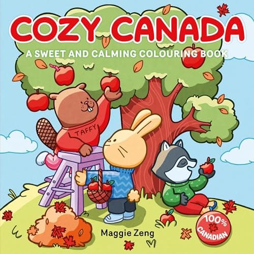Cover of Cozy Canada: A Sweet and Calming Colouring Book