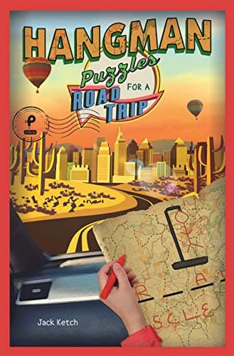 Cover of Hangman Puzzles for a Road Trip (Puzzlewright Junior Hangman)