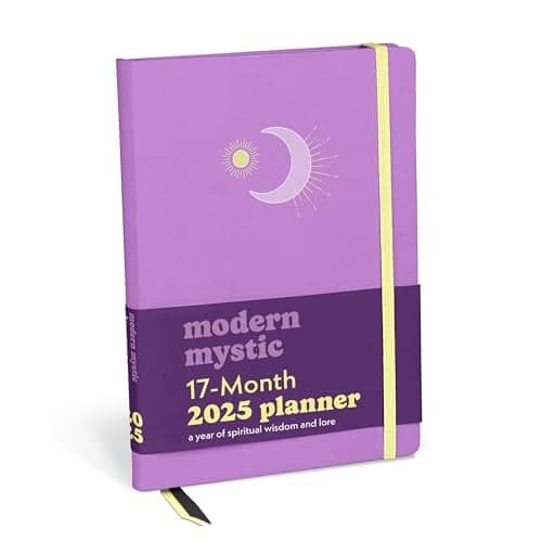 Cover of Modern Mystic 17-Month 2025 Planner: A Year of Spiritual Wisdom and Lore