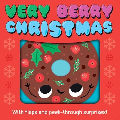 Cover of Very Berry Christmas With Flaps and Peek-Through Surprises!