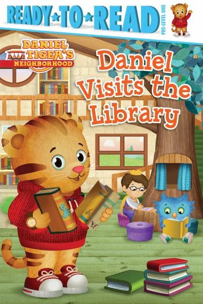 Cover of Daniel Visits the Library (Daniel Tiger's Neighborhood, Ready-To-Read, Pre-Level 1)
