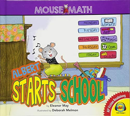 Cover of Albert Starts School (Mouse Math)