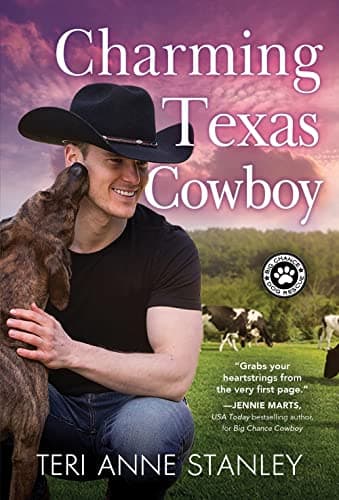 Cover of Charming Texas Cowboy (Big Chance Dog Rescue, Bk. 3)