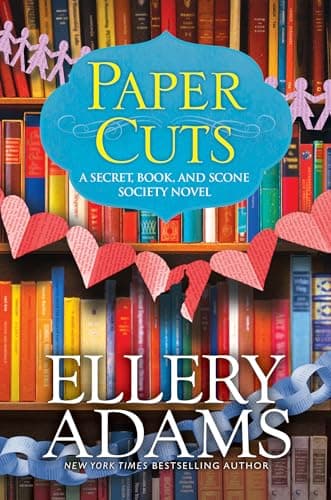 Cover of Paper Cuts (A Secret, Book, and Scone Society, Bk. 6)