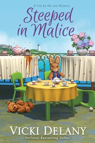 Cover of Steeped in Malice (Tea by the Sea Mysteries, Bk. 4)