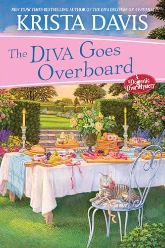 Cover of The Diva Goes Overboard (Domestic Diva Mystery, Bk. 17)