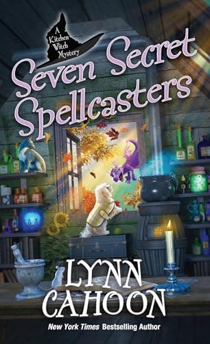 Cover of Seven Secret Spellcasters (Kitchen Witch Mystery, Bk. 7)