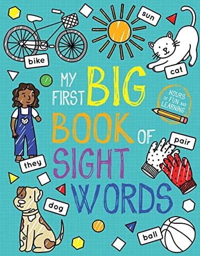 Cover of My First Big Book of Sight Words Coloring Book