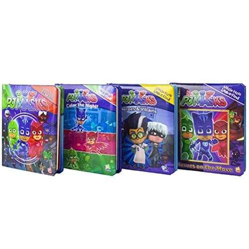 Cover of PJ Masks: Little First Look and Find, 4 Book Boxed Set (PJ Masks/Color the NIght!/Heroes & Villains/ Heroes on the Move)