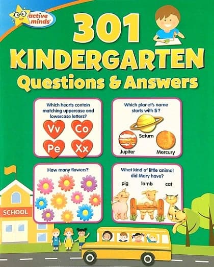 Cover of 301 Kindergarten Questions & Answers (Active Minds)