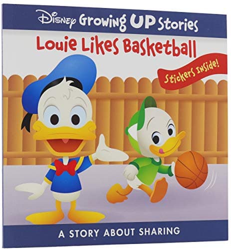 Cover of Louie Likes Basketball: A Story About Sharing (Disney Growing Up Stories)