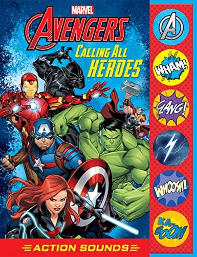 Cover of Calling All Heroes With Action Sounds (Marvel Avengers)