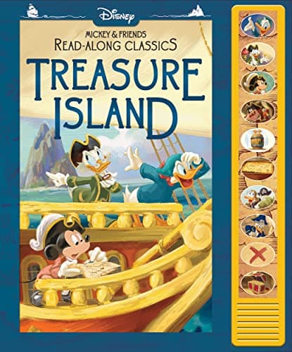 Cover of Treasure Island (Disney Mickey & Friends Read-Along Classics)