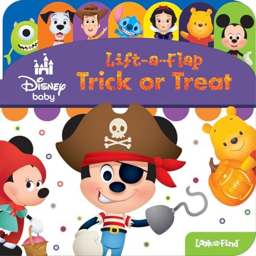 Cover of Trick or Treat: Lift-a-Flap (Disney Baby, Look and Find)