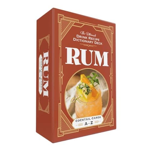 Cover of Rum: Cocktail Cards A–Z (The Ultimate Drink Recipe Dictionary Deck)