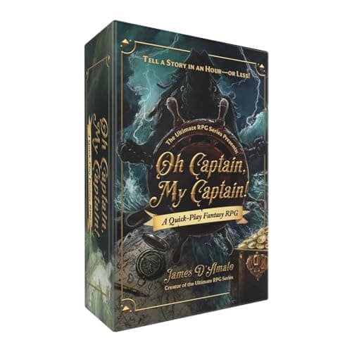 Cover of Oh Captain, My Captain! A Quick-Play Fantasy RPG (The Ultimate Role Playing Game Series)