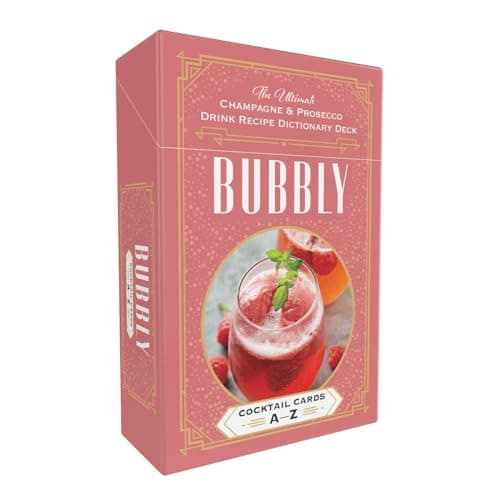 Cover of Bubbly Cocktail Cards A–Z: The Ultimate Champagne & Prosecco Drink Recipe Dictionary Deck