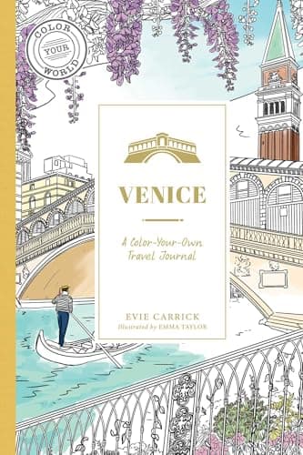 Cover of Venice: A Color-Your-Own Travel Journal (Color Your World Travel Journal)