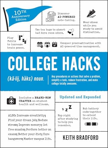 Cover of College Hacks (Updated and Expanded 10th Anniversary Edition)