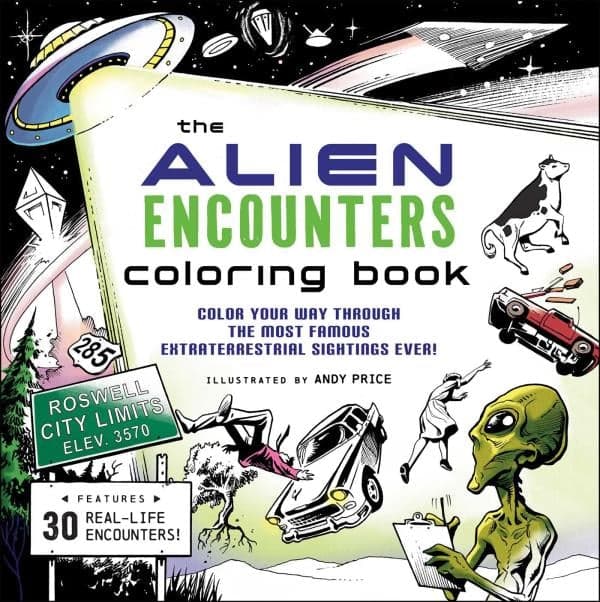 Cover of The Alien Encounters Coloring Book