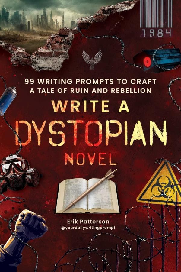 Cover of Write a Dystopian Novel: 99 Writing Prompts to Craft a Tale of Ruin and Rebellion